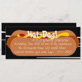 Hete hond. Partij Kaart (Voorkant / Achterkant)