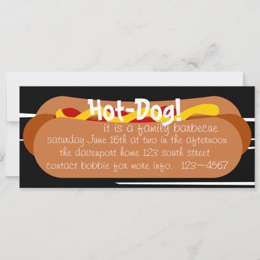 Hete hond. Partij Kaart (Voorkant)