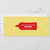 Hete hond. Partij Kaart (Achterkant)