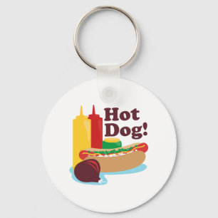 Hete hond. sleutelhanger