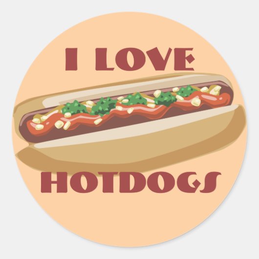 Hete hond Stickers (Voorkant)