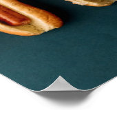 Hete honden en Buns Poster (Hoek)