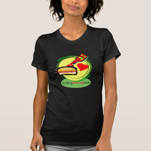 Hete honden en ketchup t-shirt