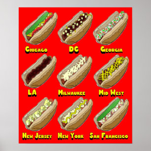 Hete honden in Amerika Poster