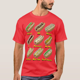 Hete honden in Amerika T-shirt
