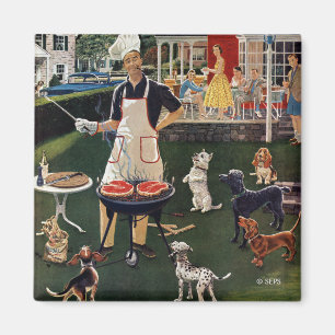 Hete honden magneet