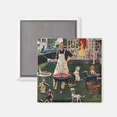 Hete honden magneet (Voorkant / Achterkant)