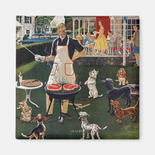 Hete honden magneet