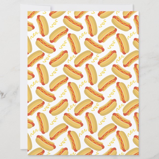 Hete Honden Scrapbook Papier (Voorkant)