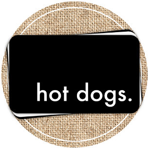 hete honden. visitekaartje