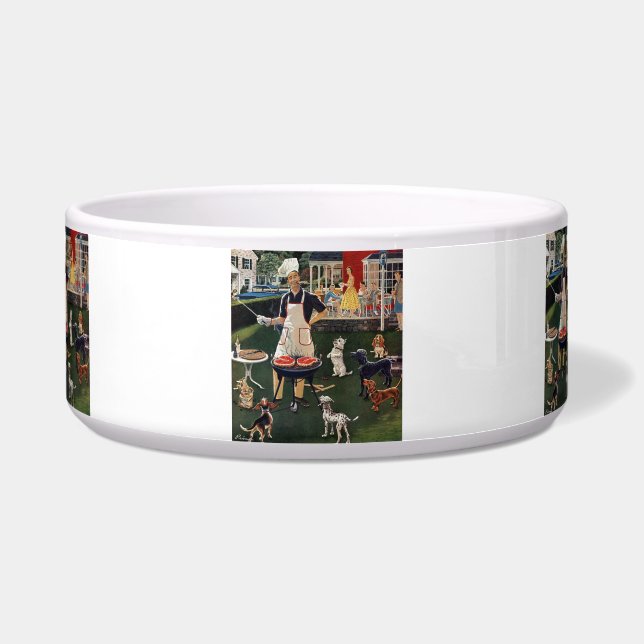 Hete honden voerbakje (Voorkant)