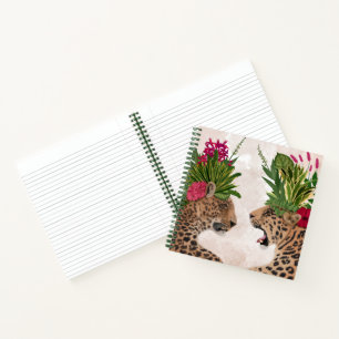 Hete House Leopards A Paar Notitieboek