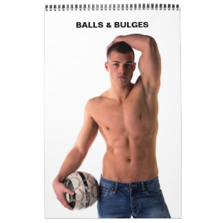 Hete jongens Kogels en peuken Sexy Shirtless Studs Kalender
