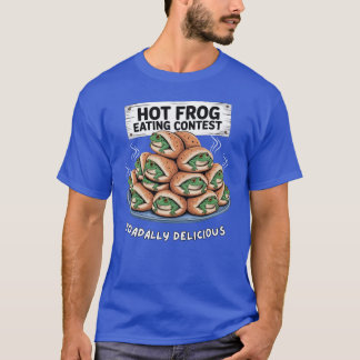 Hete kikker eten wedstrijd - Toadally Delicious T-shirt