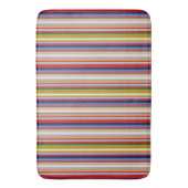 Hete kleurrijke strepen badmat (Voorkant Verticaal)