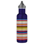 Hete kleurrijke strepen waterfles  (Rechts)