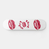 Hete lips, rode lips skateboard (Horizontaal)