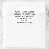 HETE-LUCHT HAND-DROGER STICKERS (Tas)