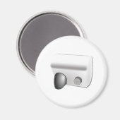 Hete lucht handdroger magneet (Voorkant / Achterkant)