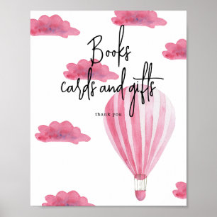 Hete luchtballon - Boeken kaarten en geschenken Poster
