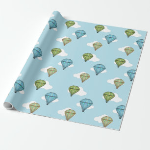 Hete Luchtballon Gift Wrap Cadeaupapier