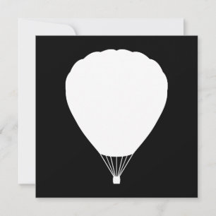 hete luchtballon kaart