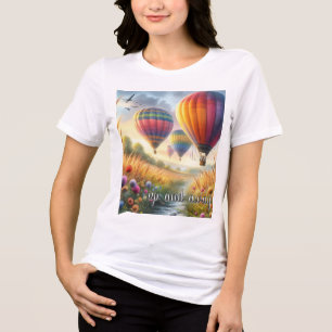 Hete Luchtballon Kleurrijk T-shirt