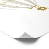 Hete Luchtballon Kwekerij Decor Poster (Hoek)