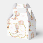 Hete Luchtballon Leuke Dieren Verjaardag Dank u Bedankdoosjes (Voorkant Zijde)