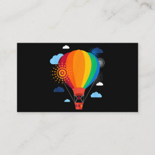 Hete Luchtballon T-shirt Hete Luchtballon Rides Fe Visitekaartje