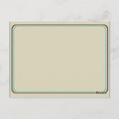 Hete Luchtballon Trouwtafelnummer Briefkaart (Achterkant)