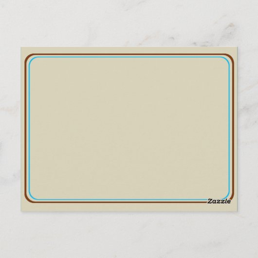 Hete Luchtballon Trouwtafelnummer Briefkaart (Achterkant)