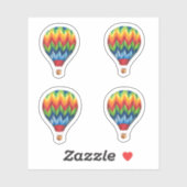 Hete Luchtballon Vinyl Gesneden sticker (Vel)
