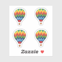 Hete Luchtballon Vinyl Gesneden sticker