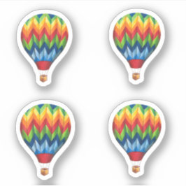 Hete Luchtballon Vinyl Gesneden sticker