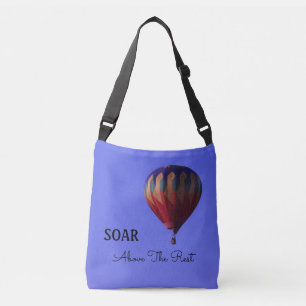 Hete luchtballon, zweef boven de rest crossbody tas