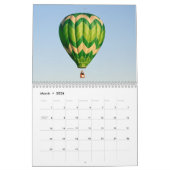Hete luchtballonnen 2026 kalender (Mar 2026)