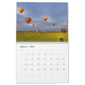 Hete luchtballonnen 2026 kalender (Feb 2026)