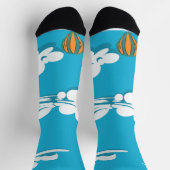 Hete luchtballonnen in de lucht op sokken (Top)