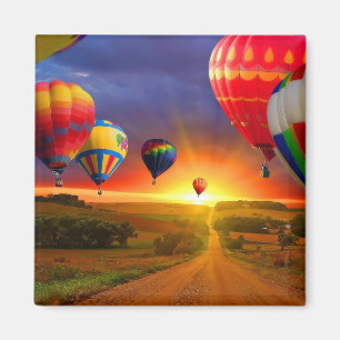 hete luchtballonnen magneet