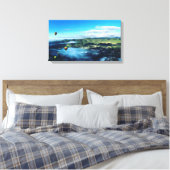 Hete Luchtballonnen, Napa Valley Canvas Afdruk (Insitu (Slaapkamer))