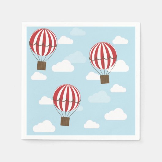 Hete luchtballonnen servet (Voorkant)