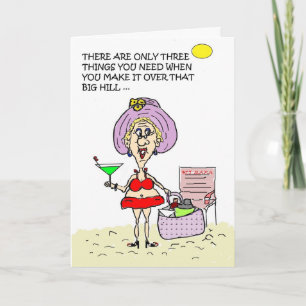 Hete mama over de Hill Martini Beach Kaart