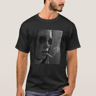 Hete non rookt sigaret, rebelse geen t-shirt