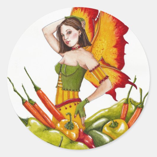 Hete Peppers Sticker (Voorkant)