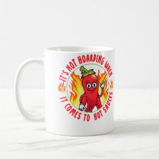 Hete Pittige Eten Eter Peper Liefhebber Prikkelend Koffiemok
