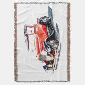 Hete Rod Gooi Deken (Voorkant Verticaal)