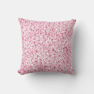 Hete Roze Harten Splatter Verf, Gespikkeld Kussen