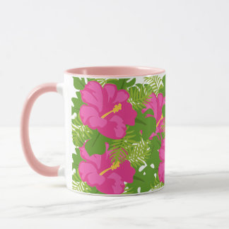 HETE ROZE HIBISCUS BLOEM MOK