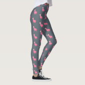 Hete Roze Lamas Leggings (Rechts)